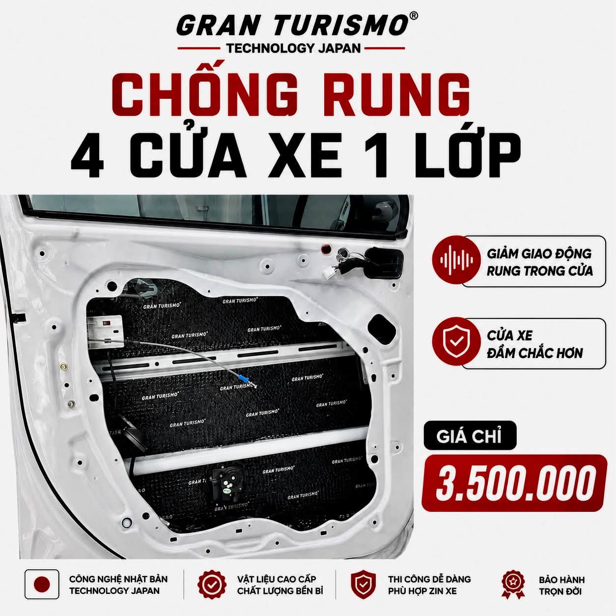 Chống rung 4 cửa xe 1