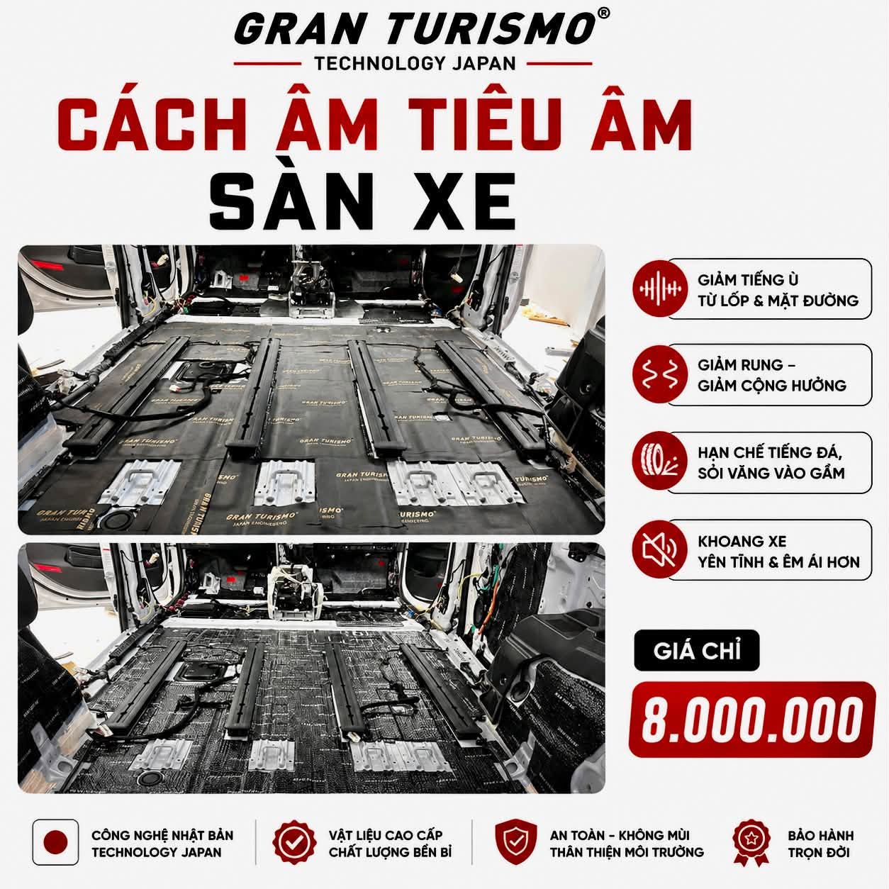 Cách Âm Tiêu Âm Sàn Xe