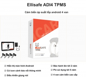 CẢM BIẾN ÁP SUẤT LỐP ANDROID – ELLISAFE ADI4 KẾT NỐI USB